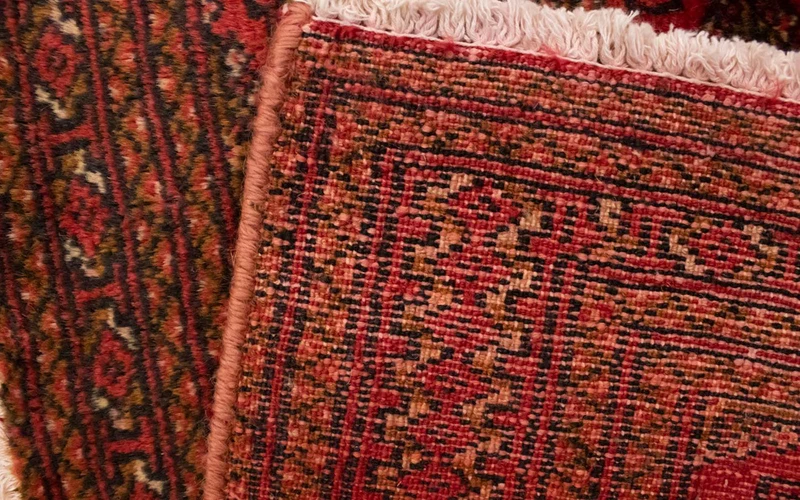 Turkaman Teppich 60x130cm - Orientteppich - rot