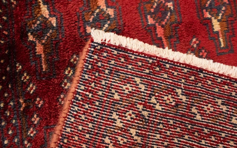 Turkaman Teppich 60x130cm - Orientteppich - rot