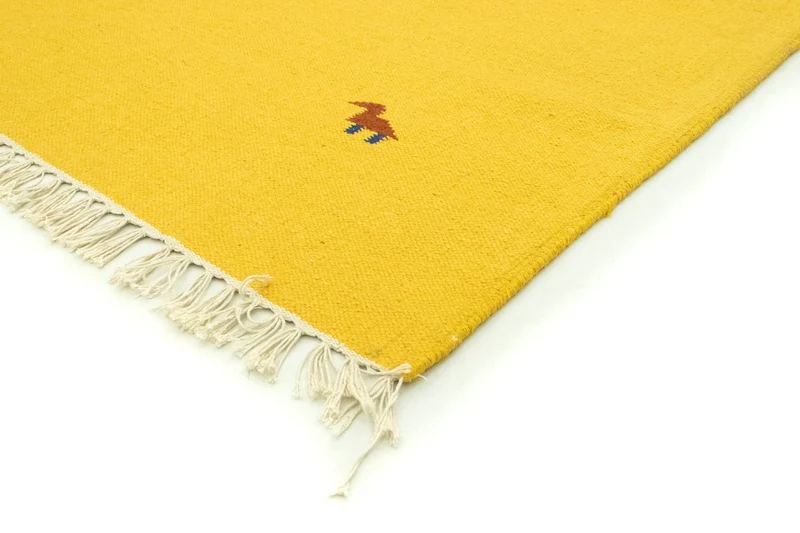 Kelim Teppich - Trendy 200 x 300 cm - gelb