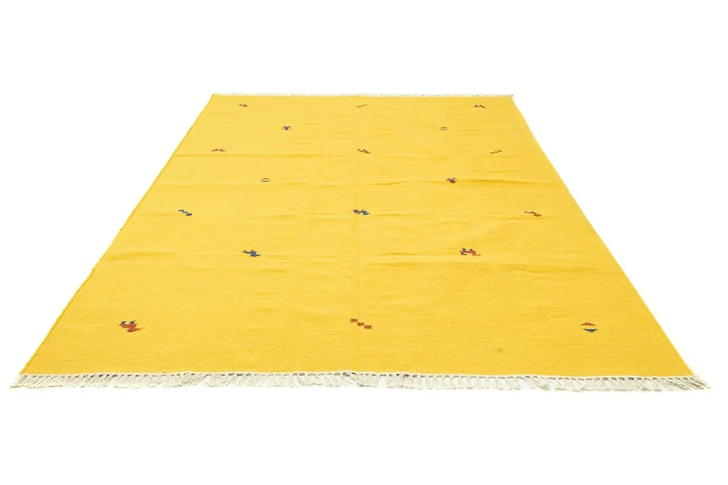 Kelim Teppich - Trendy 200 x 300 cm - gelb