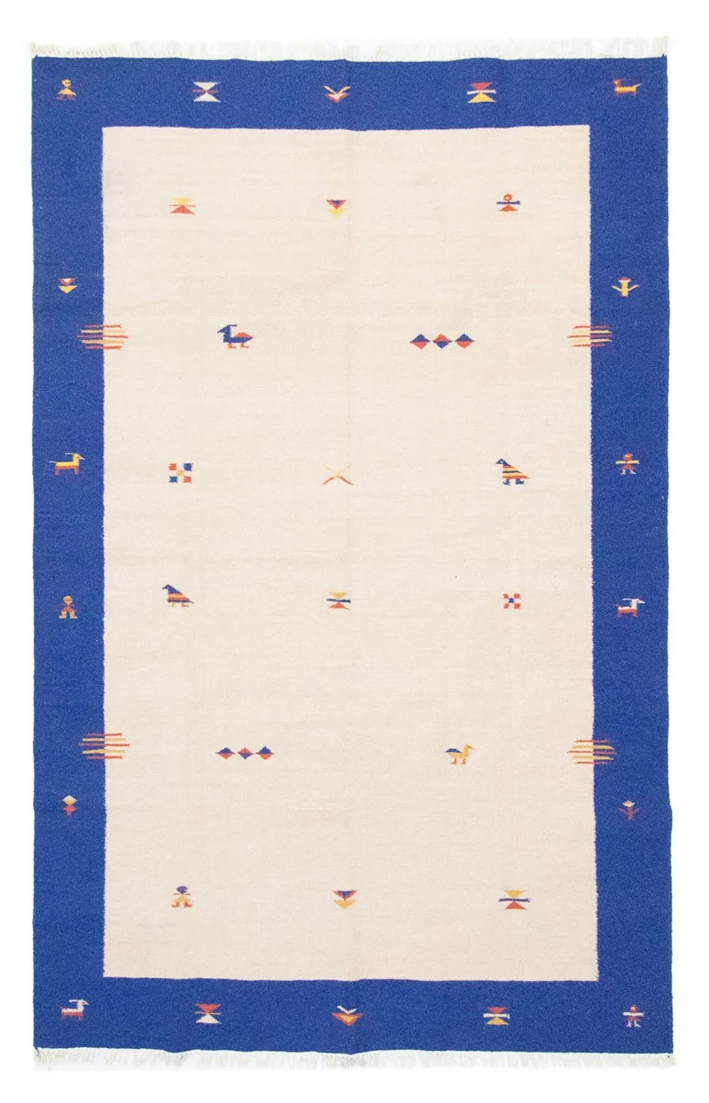 Kelim Modern Teppich 200x300cm - beige