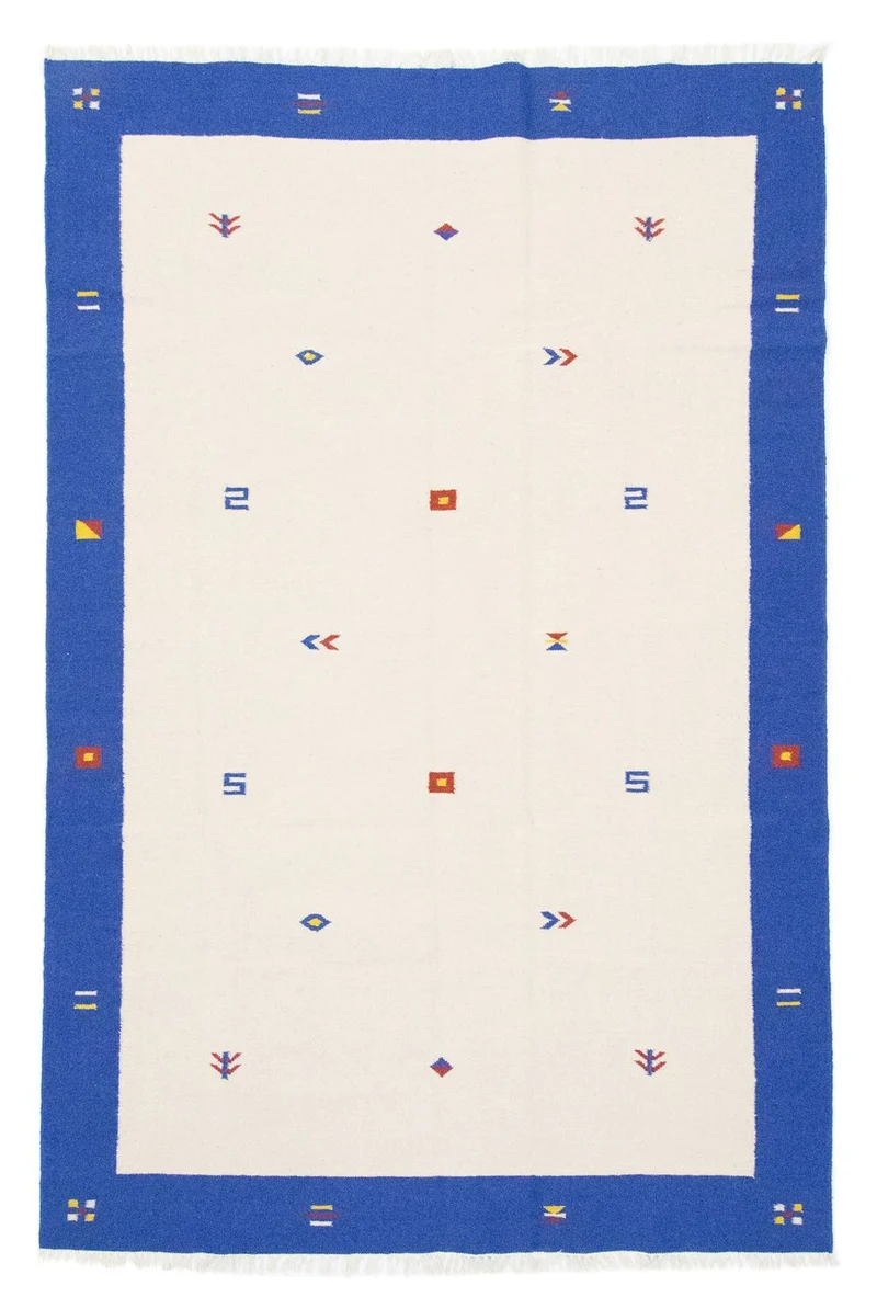 Kelim Modern Teppich 200x300cm - beige