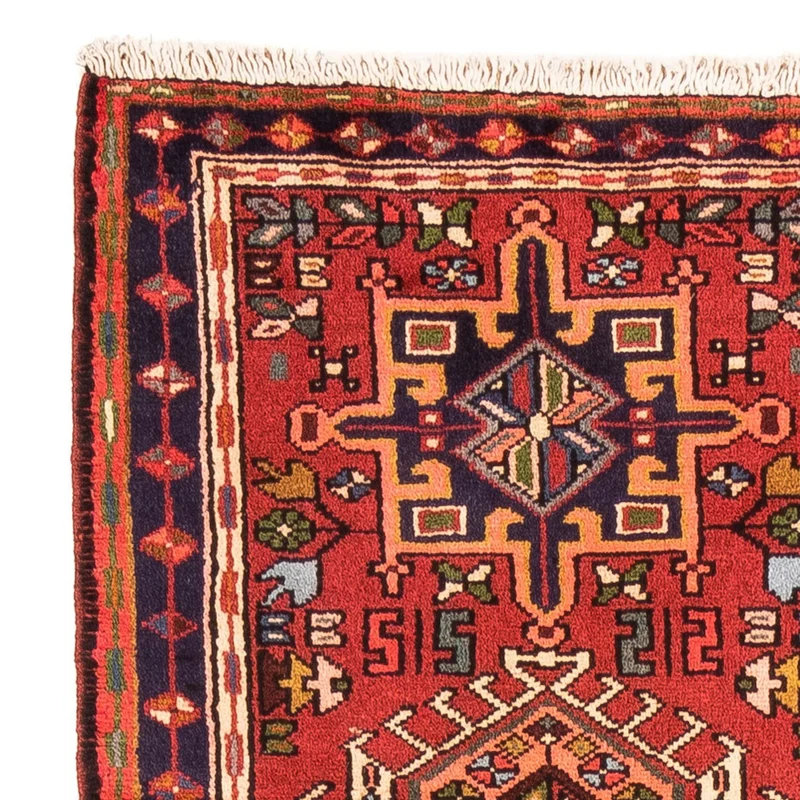 Qaraja Teppich 70x286cm - Perserteppich - rot