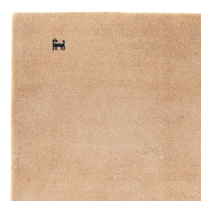 Gabbeh Teppich Indus 170x240cm - Wollteppich - beige