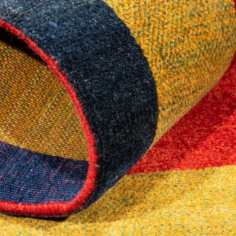 Gabbeh Persisch Teppich 82x120cm - Perserteppich Wollteppich - rot