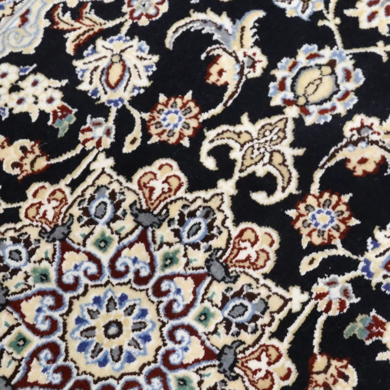 Perserteppich - Nain - Royal - 60 x 90 cm - dunkelblau