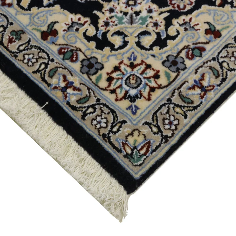 Perserteppich - Nain - Royal - 60 x 90 cm - dunkelblau