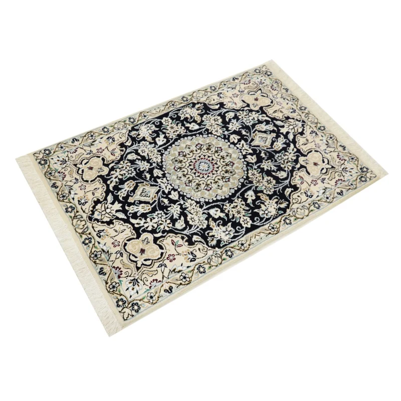 Perserteppich - Nain - Royal - 60 x 90 cm - dunkelblau