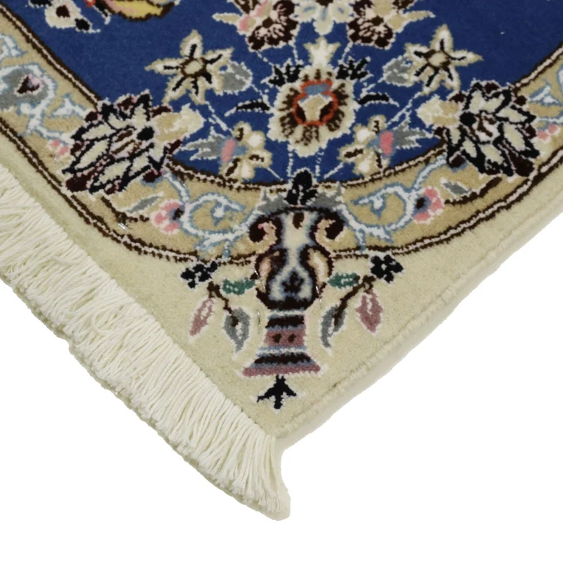 Perserteppich - Nain - Royal - 60 x 90 cm - blau