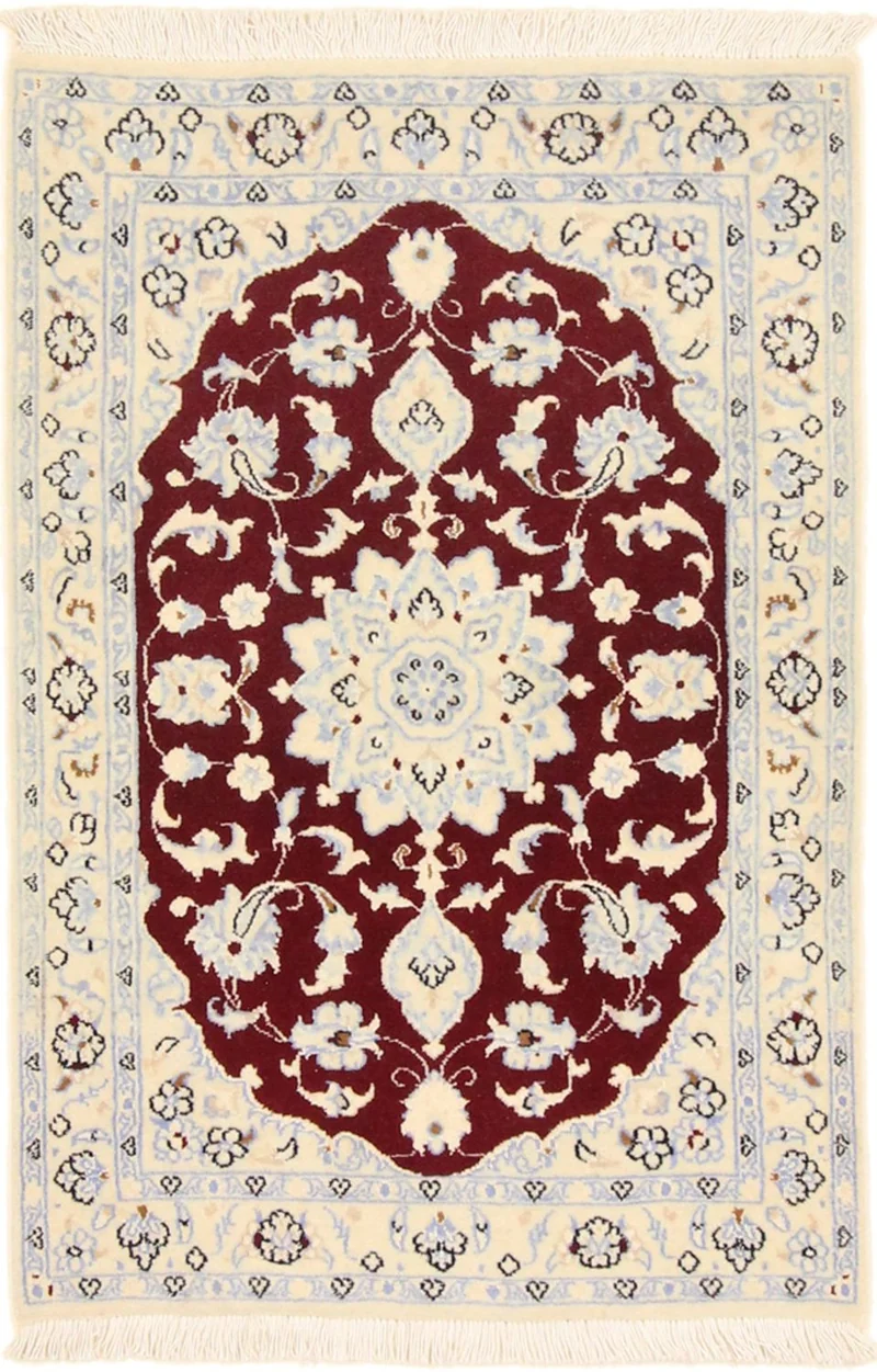 Perserteppich - Nain - Royal - 60 x 90 cm - rot