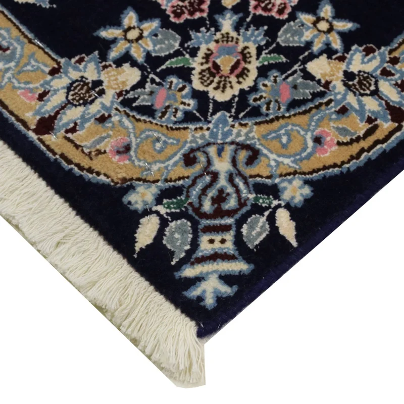Perserteppich - Nain - Royal - 60 x 90 cm - dunkelblau