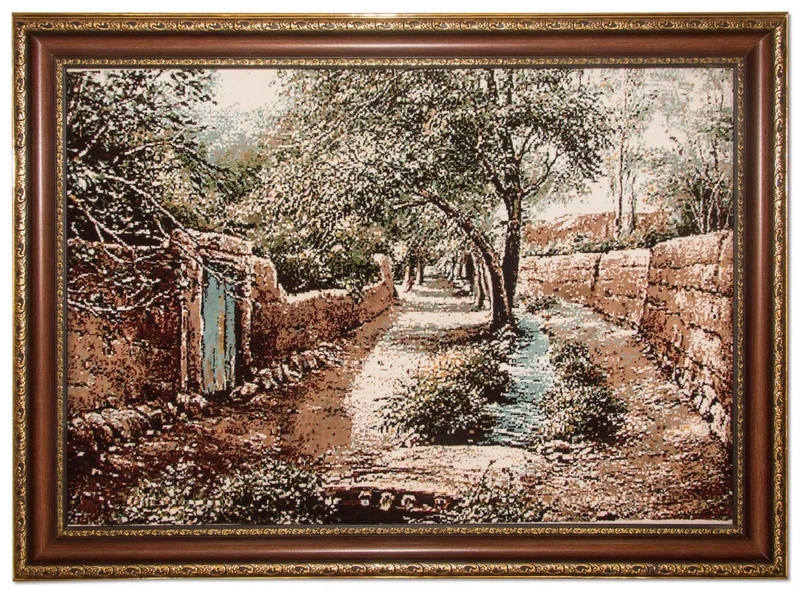 Bild-Teppich 80x110cm - Orientteppich - mehrfarbig