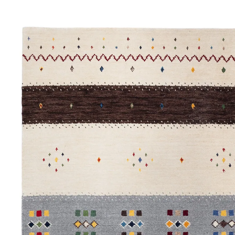 Loribaft Loom Teppich 170x240cm - Wollteppich - mehrfarbig