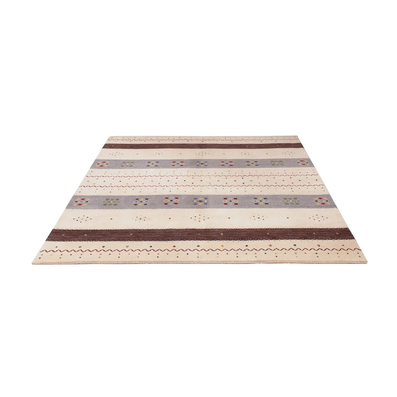 Loribaft Loom Teppich 170x240cm - Wollteppich - mehrfarbig