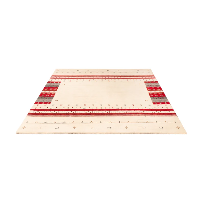 Loribaft Loom Teppich 170x240cm - Wollteppich - mehrfarbig