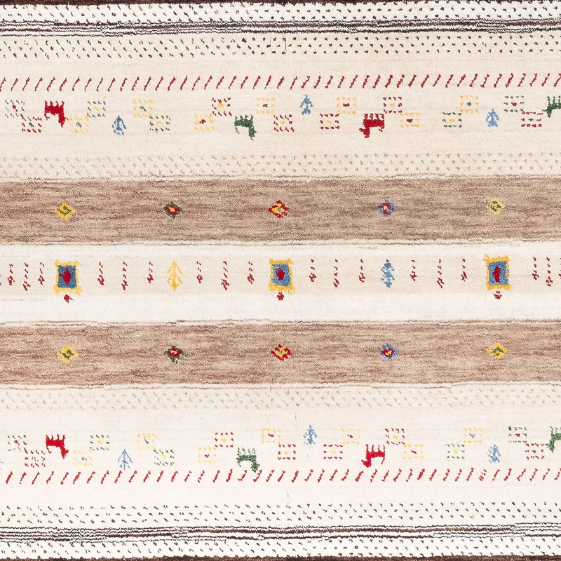 Loribaft Loom Teppich 170x240cm - Wollteppich - mehrfarbig