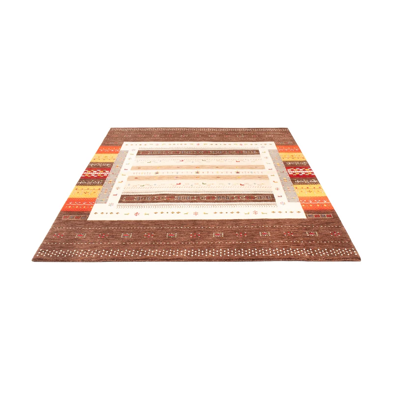 Loribaft Loom Teppich 170x240cm - Wollteppich - mehrfarbig