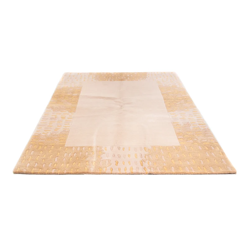 Nepal Teppich 170x240cm - Wollteppich - beige