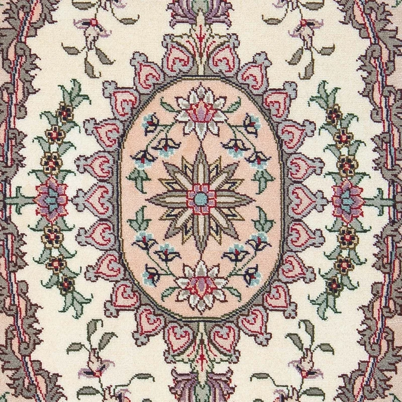 Täbriz - 50 Raj Teppich 60x90cm - Perserteppich - beige