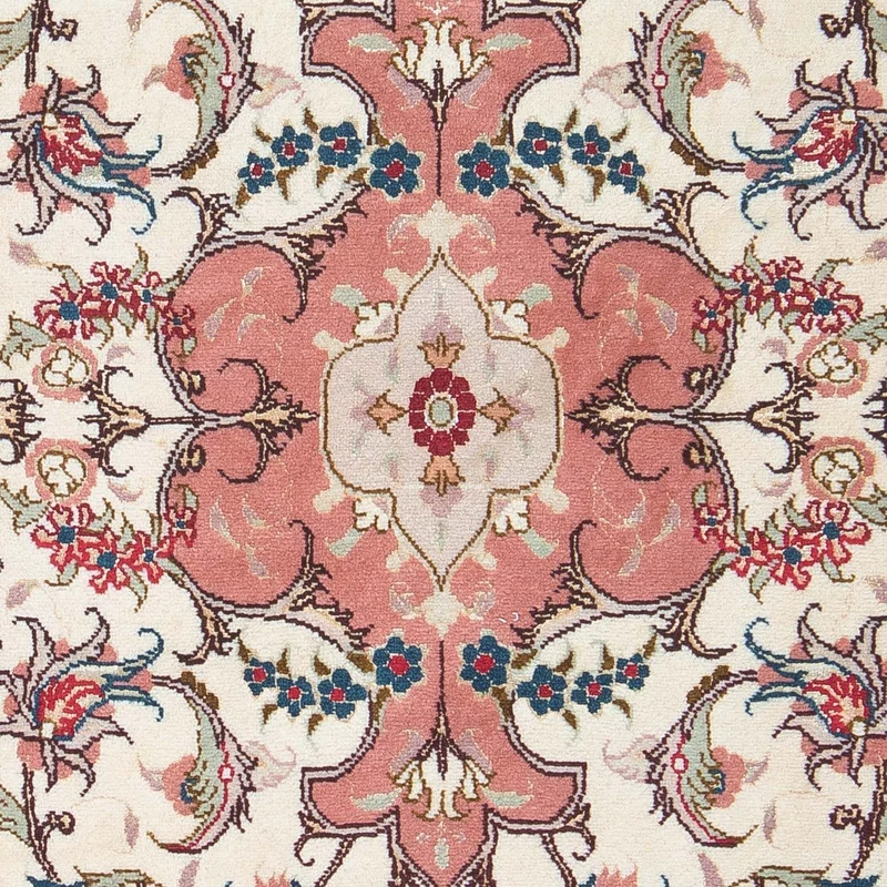 Täbriz - 50 Raj Teppich 60x90cm - Perserteppich - beige