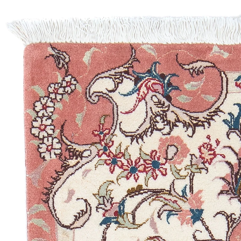 Täbriz - 50 Raj Teppich 60x90cm - Perserteppich - beige