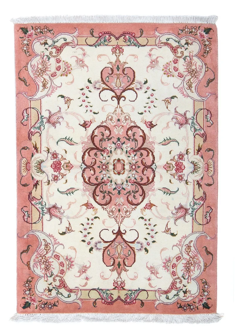 Täbriz - 50 Raj Teppich 60x90cm - Perserteppich - beige
