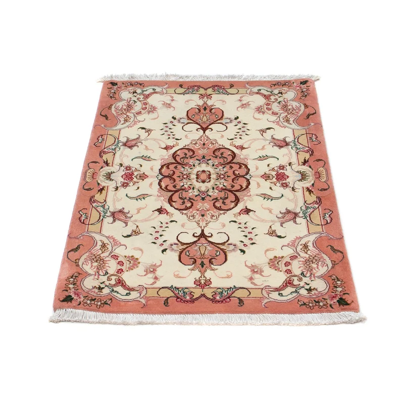 Täbriz - 50 Raj Teppich 60x90cm - Perserteppich - beige
