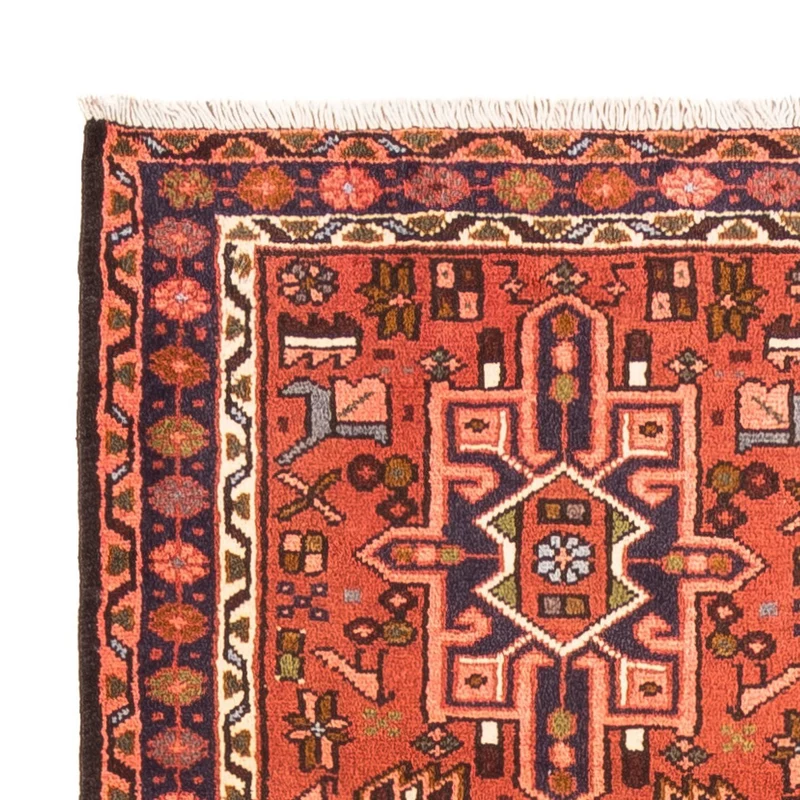 Qaraja Teppich 76x290cm - Perserteppich - rot
