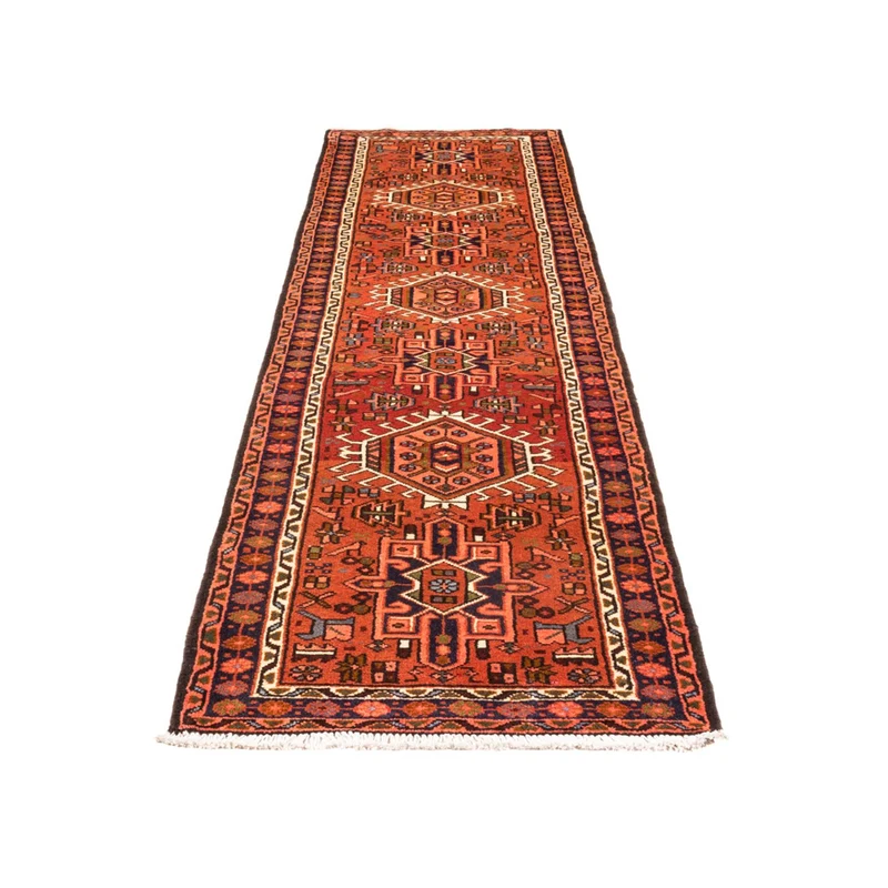 Qaraja Teppich 76x290cm - Perserteppich - rot