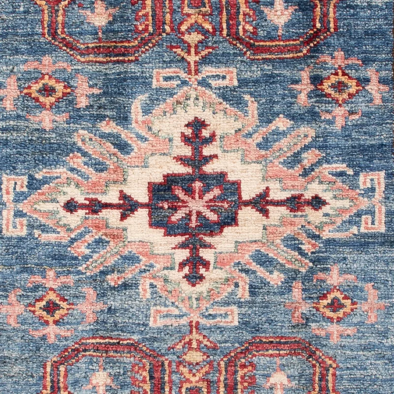 Kazak Teppich 82x125cm - Orientteppich - blau