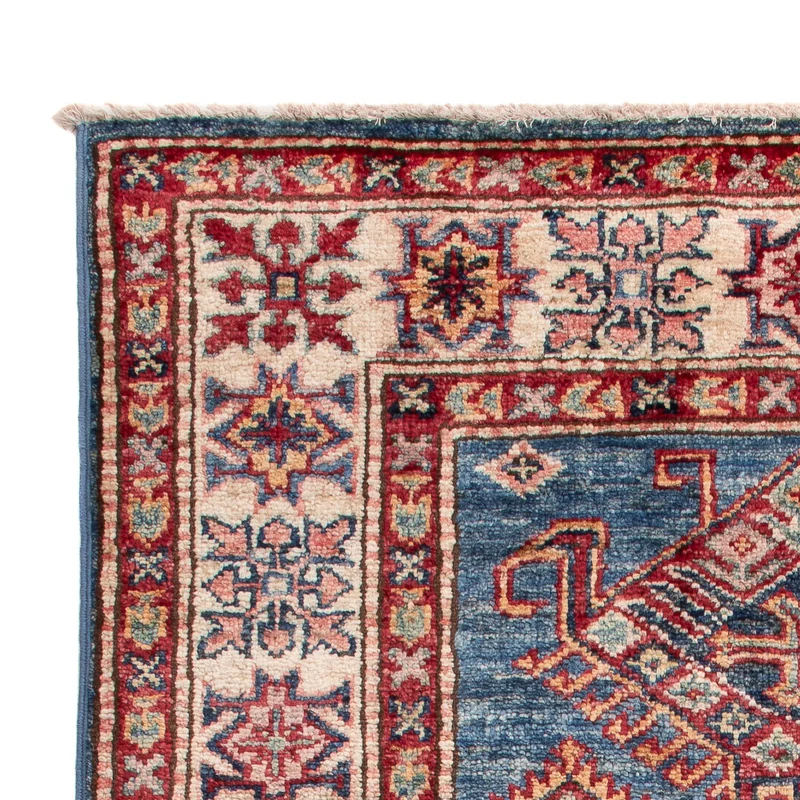 Kazak Teppich 82x125cm - Orientteppich - blau
