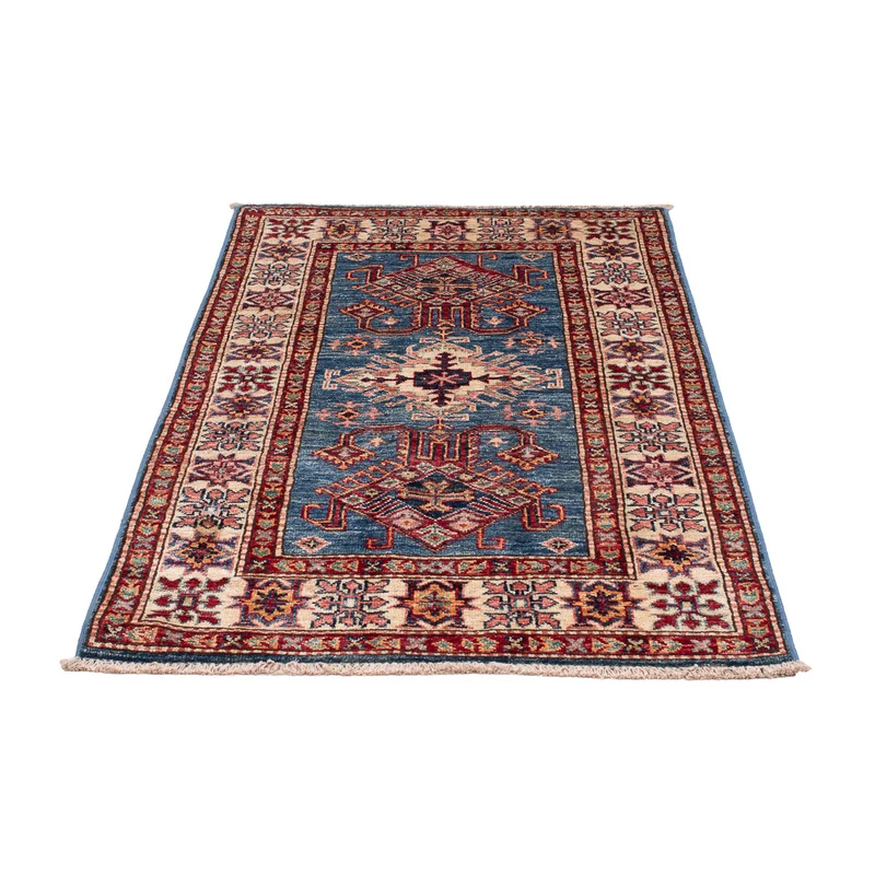 Kazak Teppich 82x125cm - Orientteppich - blau