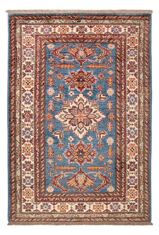 Kazak Teppich 83x125cm - Orientteppich - blau