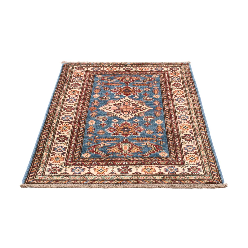 Kazak Teppich 83x125cm - Orientteppich - blau