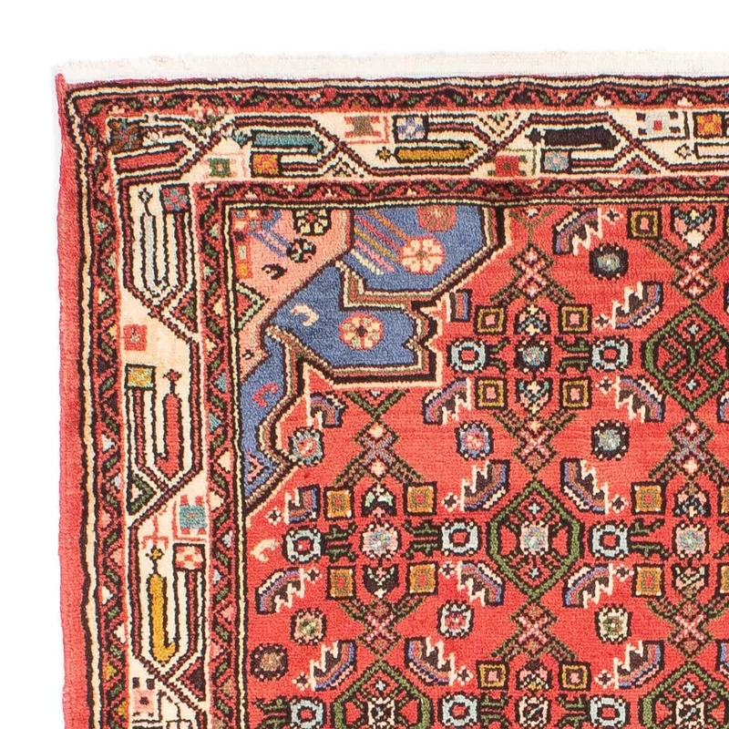 Hosseinabad Teppich 102x150cm - Perserteppich - rot