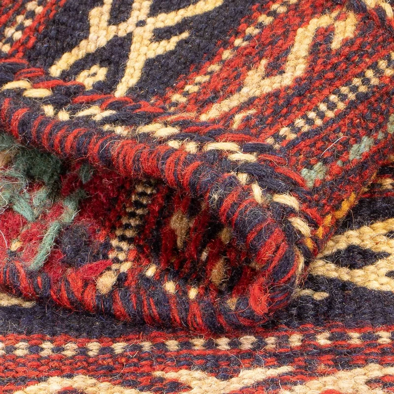 Kelim Senneh Teppich 100x150cm - mehrfarbig