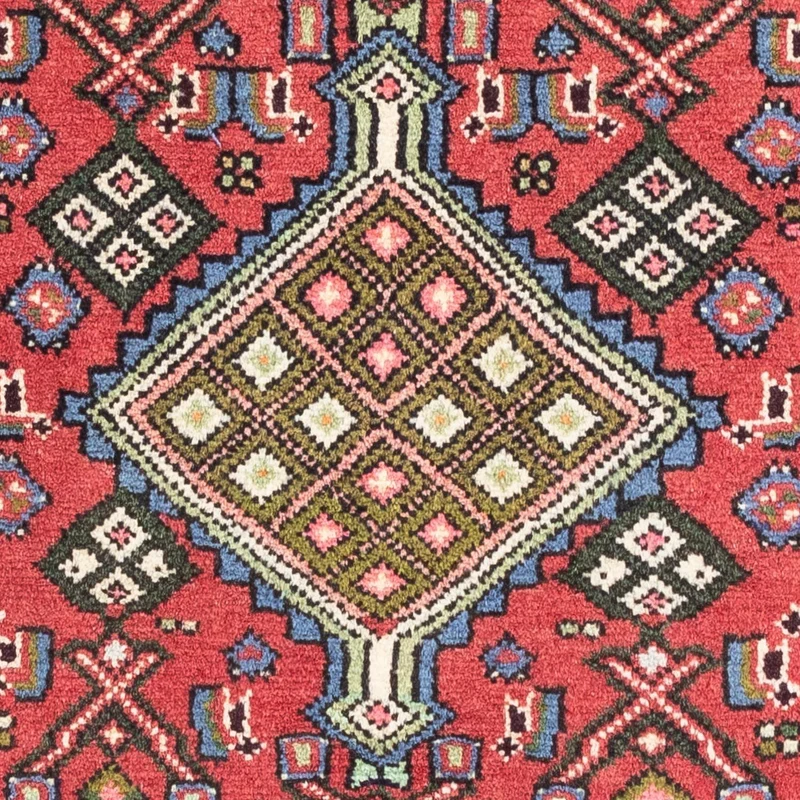 Hosseinabad Teppich 80x125cm - Perserteppich - rot