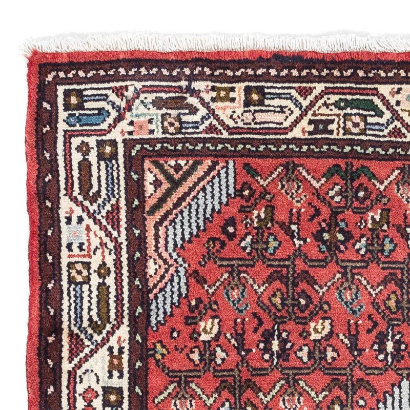 Hosseinabad Teppich 80x125cm - Perserteppich - rot