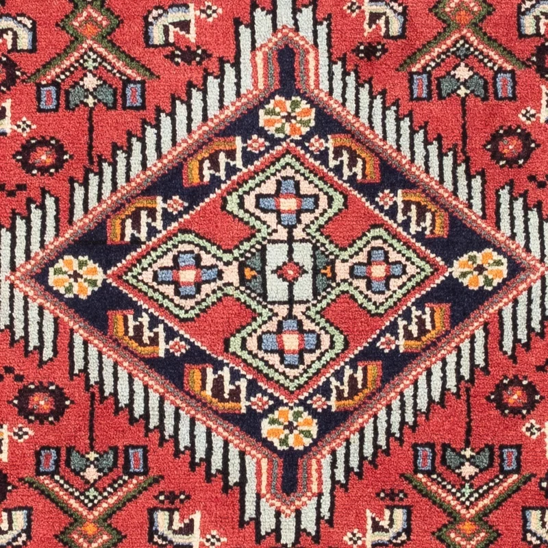 Hosseinabad Teppich 80x125cm - Perserteppich - rot