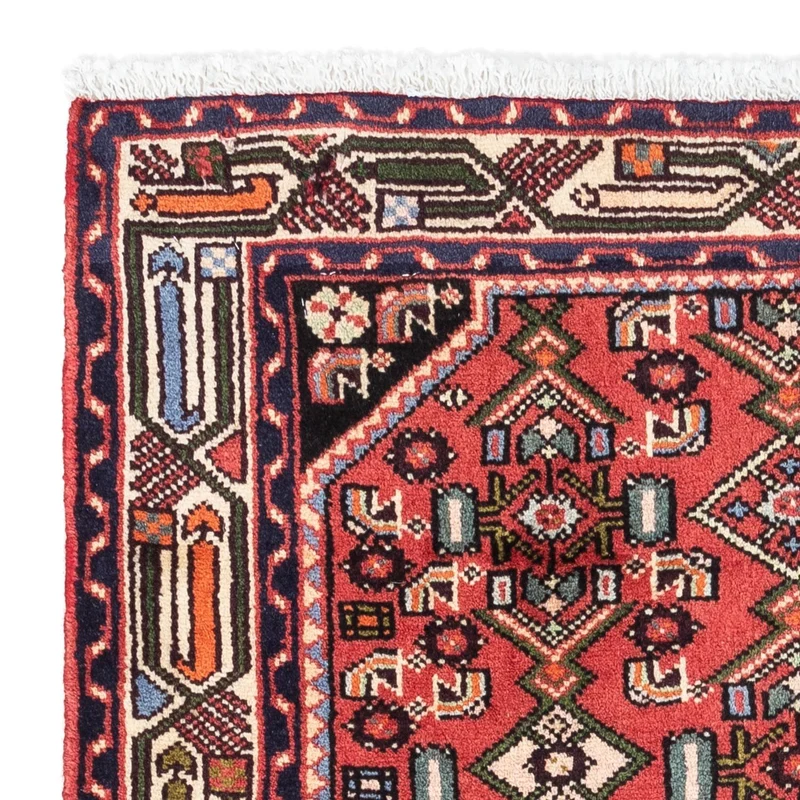 Hosseinabad Teppich 80x125cm - Perserteppich - rot