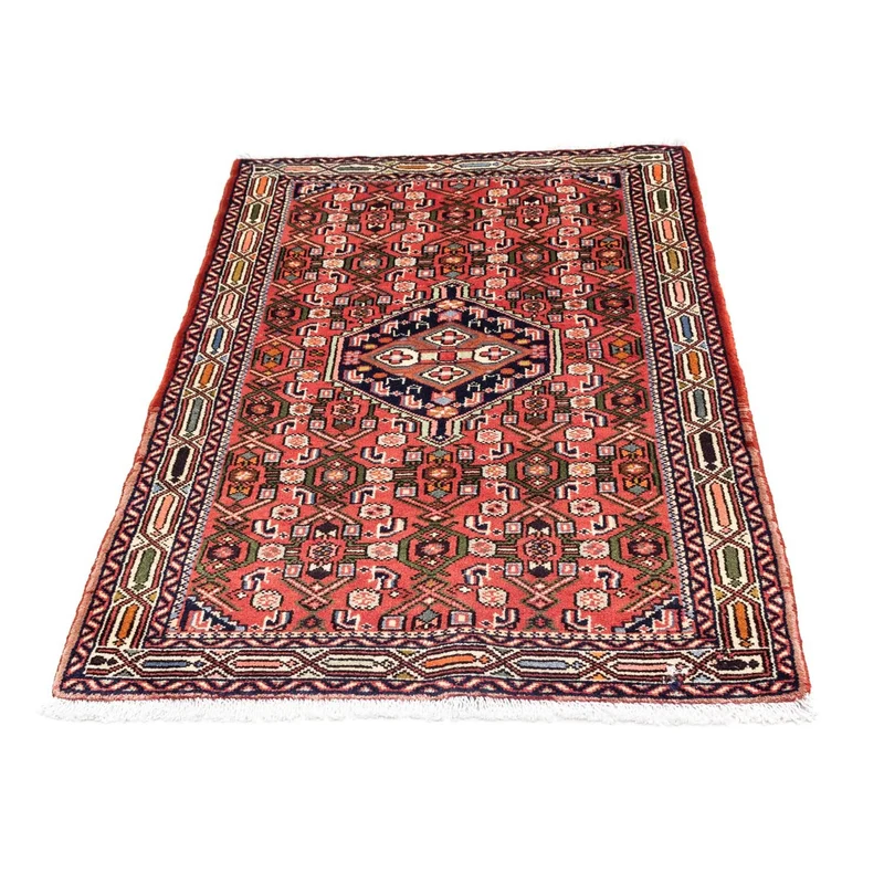 Hosseinabad Teppich 80x125cm - Perserteppich - hellrot