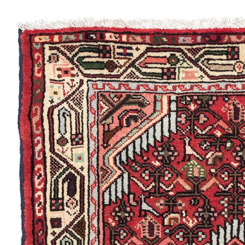 Hosseinabad Teppich 80x125cm - Perserteppich - rot