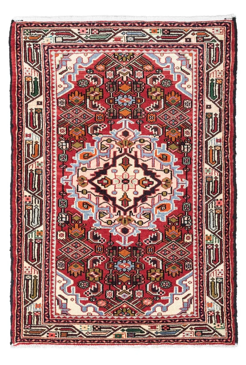Hosseinabad Teppich 80x125cm - Perserteppich - rot
