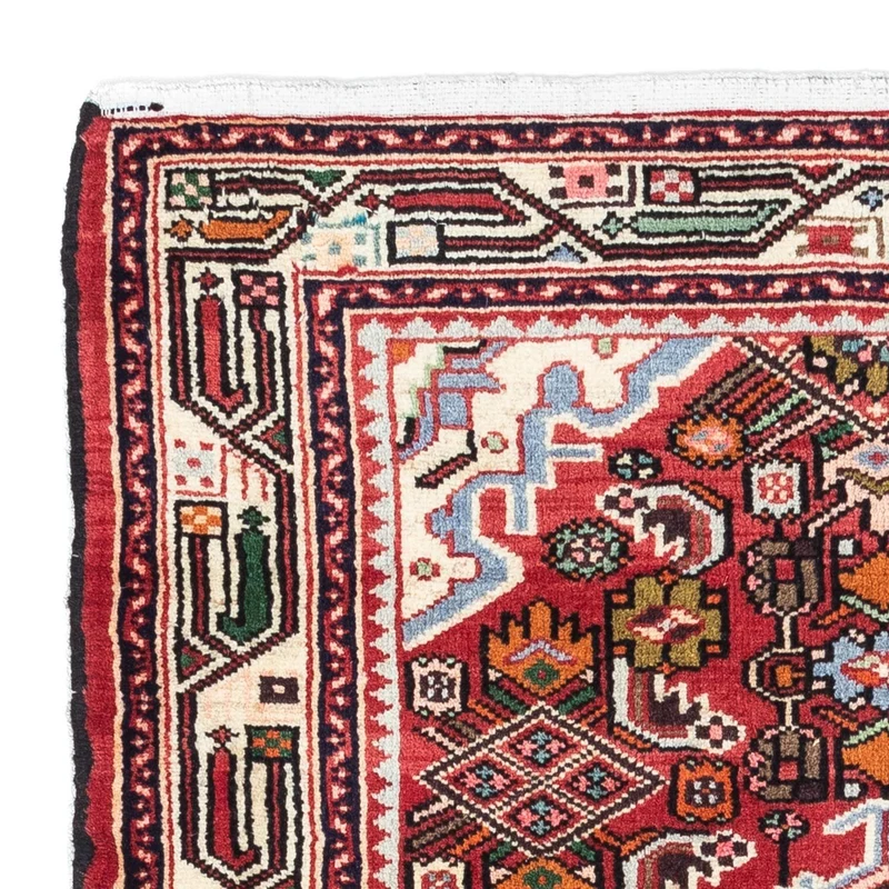 Hosseinabad Teppich 80x125cm - Perserteppich - rot