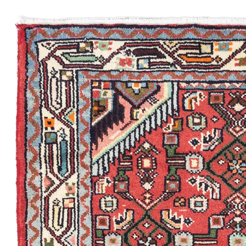 Hosseinabad Teppich 80x125cm - Perserteppich - rot