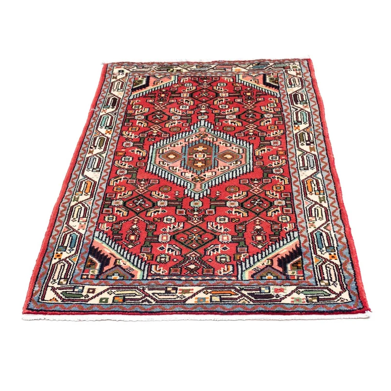 Hosseinabad Teppich 80x125cm - Perserteppich - rot