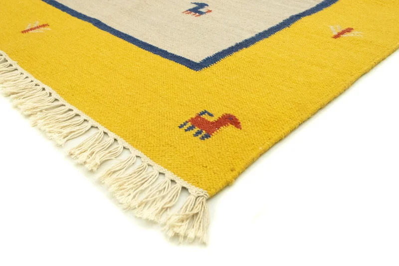 Kelim Modern Teppich 200x300cm - beige