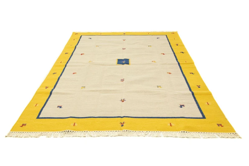 Kelim Modern Teppich 200x300cm - beige