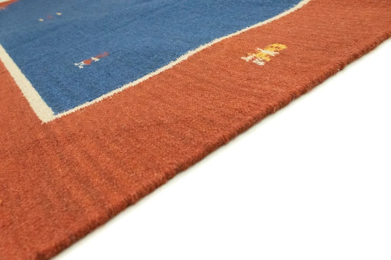 Kelim Modern Teppich 200x300cm - blau