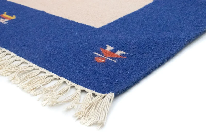 Kelim Modern Teppich 200x300cm - beige